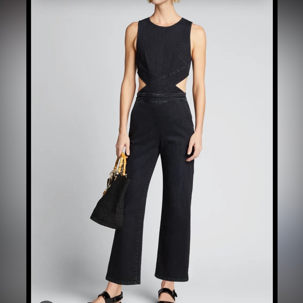 3x1 Black Denim Pant Suit